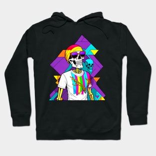 Skateboarder skeleton Hoodie